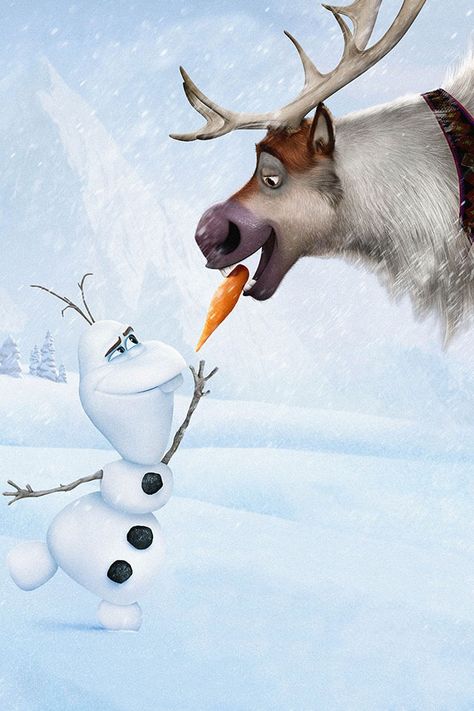 Disney Frozen Sven and Olaf Olaf, The Snow, Reindeer, Frozen