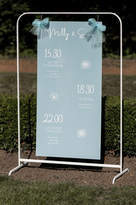 It was really simple and satisfying to make my own wedding signage, using an ikea clothes rack, MDF board, s hooks, ribbons and chalk pen. I made all the stencils for my writing on my Cricut 💙 Wedding Welcome Sign Ikea Rack, Ikea Wedding Sign, Ikea Clothing Rack Wedding Sign, Ikea Clothes Rack, Ikea Clothes, Ikea Mulig, Ikea Rack, Ikea Wedding, Wedding Entrance Sign