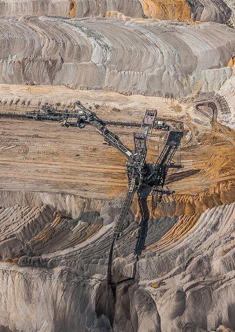 Surface Mining, Heavy Construction Equipment, Aerial Photograph, Road Construction, Mining Equipment, Industrial Photography, Gold Mining, Heavy Machinery, Coal Mining