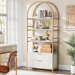 Free Standing Shelves, Tall Bookcase, Bookcase Organization, Tall Bookcases, Furniture Material, Etagere Bookcase, Standing Shelves, Small Places, Display Shelf