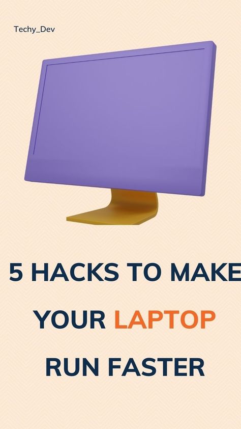 HACKS TO MAKE LAPTOP RUN FASTER Laptop Running Slow, Run Faster, How To Run Faster, Speed Up, Blogging Tips, Start Up, Communication, Software, Clock