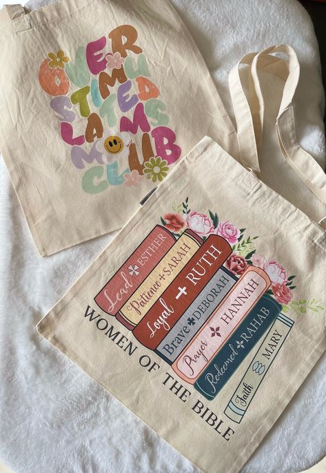 Organic cotton tote bag Church Tote Bag Ideas, Book Tote Bag Painting Ideas, Canvas Tote Bag Painting Ideas, Tote Bag Painting Aesthetic, Creative Tote Bag Design Ideas, Tote Bag Display, Aesthetic Tote Bag Design, Tote Bag Business, Painted Canvas Bags