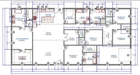 80x40 Barndominium, 50x100 Barndominium Floor Plans, 30x80 Barndominium, 5 Bed Barndominium Floor Plans, 60x40 Barndominium Floor Plans, 40 X 60 Barndominium Floor Plans, 5 Bedroom Barndominium Floor Plans, Rectangle House Plans, Barndominium House Plans