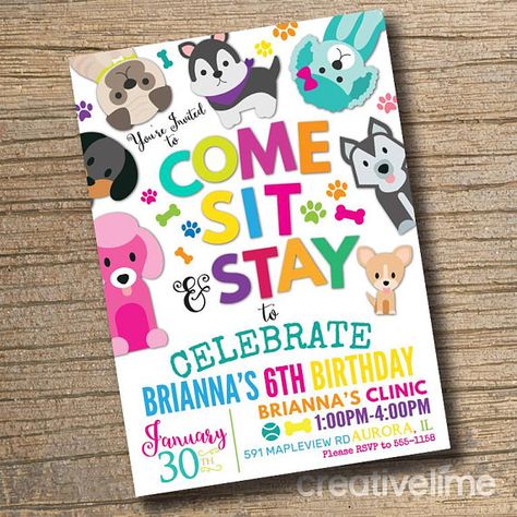 Puppy Adoption Party, Pet Adoption Birthday Party, Pet Adoption Party, Puppy Birthday Party, Pet Party, Pet Birthday, Puppy Birthday Parties, Adoption Party, 9th Birthday Parties