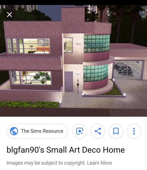 Sims 3 art deco home Sims 4 Art Deco House, Sims 4 Art Deco, Sims 4 Art Deco Cc, Art Deco Home, Night City, Sims 2, Sims 3, Sims 4, Art Deco