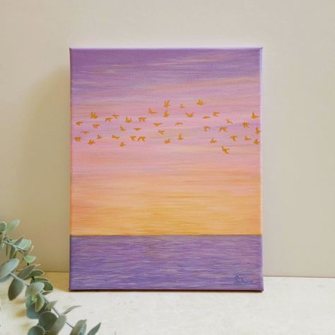 💛 Fall in love with the magic of the golden hour! This painting from my Dreamy Skies collection brings the warmth and tranquility of sunset into your space. 🌅 Pictured: "Golden Hour" 30x24 cm | Acrylic on stretched canvas ✨️ Available for sale. DM if interested! Sky Collection, The Golden Hour, Golden Hour, The Golden, Stretched Canvas, Fall In Love, The Magic, Stretch Canvas, In Love