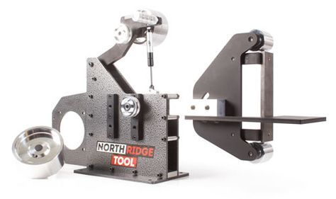 The Northridge Tool 2x72 Belt Grinder NRT 2x72 Mod-2  $849.99 2x72 Belt Grinder, Knife Grinding Jig, Knife Belt, Belt Grinder Plans, Knife Grinder, Welding Shop, Diy Knife, Welding Cart, Belt Grinder