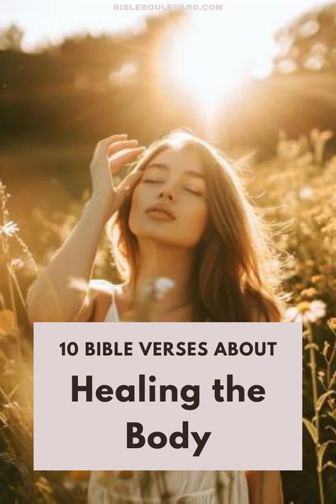 The 10 Best Bible Verses About Healing the Body Verses About Healing, Bible Verses About Healing, Jesus Healing, Healing Bible Verses, Healing Verses, Trust In God, Physical Healing, Best Bible Verses, Bible Says