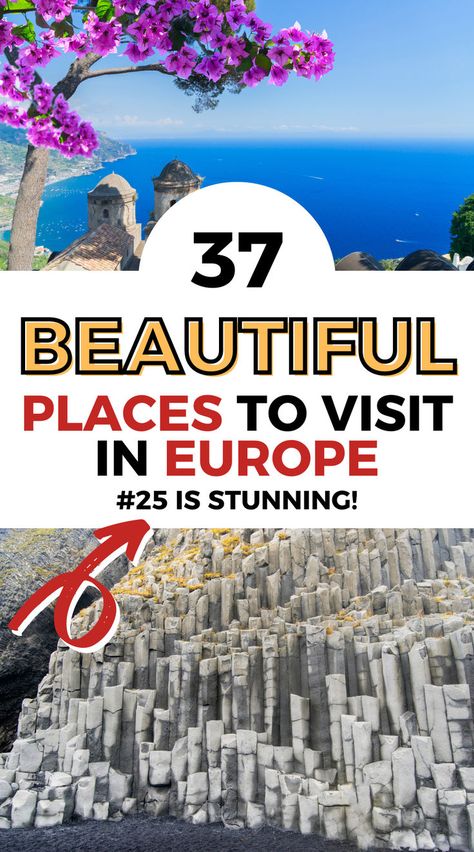 37 Most Beautiful Places In Europe Beautiful Places In Spain, Europe Itinerary, Best Places In Europe, Beautiful Places In Japan, Loire Valley France, Places To Visit In Europe, Places In Switzerland, Lake District England, Places In Spain