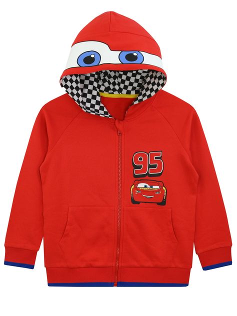 PRICES MAY VARY. 100% Cotton Imported Zipper closure Machine Wash Zoom Into Style with Lightning McQueen: Presenting our vibrant red, Lightning McQueen hoodie that turns everyday wear into a racetrack adventure! Officially licensed Disney Cars merchandise, this hoodie showcases Lightning McQueen’s signature ‘95’ racing number, ensuring your little speedster is always race-ready, making it an essential piece in every cars clothes collection Unique Design, Cozy Comfort: Not just a lightning mcquee Lightning Mcqueen Costume, Mcqueen Outfit, Disney Jumper, Car Sweatshirt, Flash Mcqueen, Race Flag, Disney Hoodie, Cars Clothes, Boy Jumper