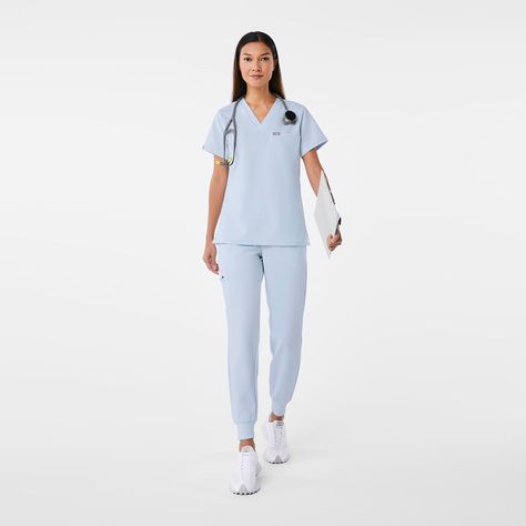 Open Skies Scrubs · FIGS Nurse Outfits, Pink Scrubs, Cute Scrubs, Scrubs Outfit, Scrubs Uniform, Figs Scrubs, Medical Outfit, Blue Scrubs, Lab Coats