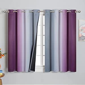 Ombre Curtains, Grey Blackout Curtains, Insulated Drapes, Light Blocking Curtains, Have A Good Sleep, Bedroom Curtains, Curtains For Bedroom, Ombre Design, Room Curtains