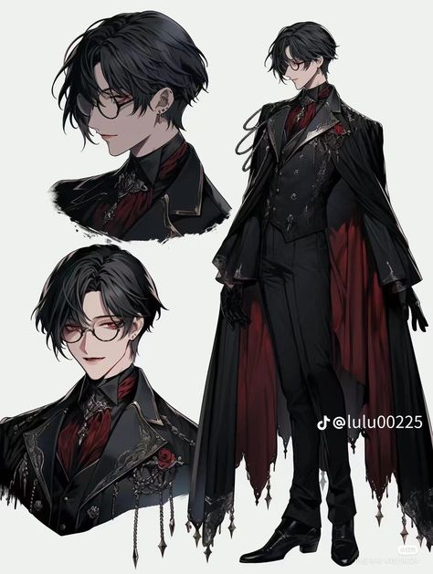 Male Fantasy Clothing Design Black, Character Design Inspiration Male, Outfit Ideas Drawing, Snk Cosplay, Clothing Design Sketches, Dress Design Sketches, Fashion Illustration Dresses, Fashion Design Drawings, Fashion Inspiration Design