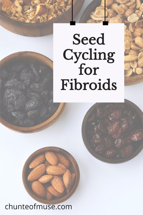 Seed cycling can help restore hormonal balance. Estrogen dominance, a hormonal imbalance can cause uterine fibroids. Seeds have nutrients that promote hormonal health and reduce fibroid symptoms. Fibroid Diet Meal Plan, Uterine Fibroid Diet, Fibroid Diet Shrink, Fibroid Remedies, Fibroid Shrinking, Uterus Health, Healthy Uterus, Fibroid Symptoms, Estrogen Deficiency