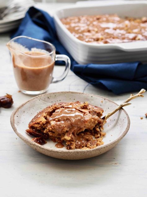 Healthier Sticky Date Pudding - Healthy Recipes by Lyndi Cohen Sticky Date Pudding Recipe, Date Pudding Recipe, Sticky Date, Sticky Date Pudding, Date Pudding, Gluten Free Sweet, Love Simple, Unprocessed Food, Recipes Quick