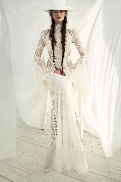 Meital Zano, Baju Kahwin, Boho Styl, Pnina Tornai, Braut Make-up, Golf Dresses, Boho Chic Dress, Mode Boho, Bohemian Wedding Dresses