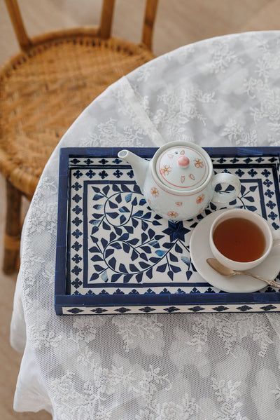 Stilllife Photography, Dressing Table Tray, Decoupage Decor, Luxury Gift Set, Pottery Painting Designs, Block Print Quilt, Chocolate Tea, Painting Designs, Bone Inlay