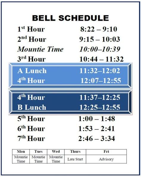 Rogers High School Mounties* on Instagram: "The 2022-2023 RHS Bell Schedules" Rogers High School, School Schedule, High School, On Instagram, Quick Saves, Instagram