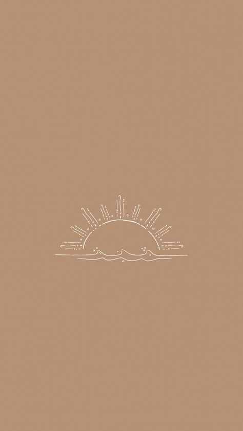 Sunset Aesthetic Tattoo, Beige Art Aesthetic, Boho Wallpaper Aesthetic, Sun Wallpaper Aesthetic, Sun Aesthetic Wallpaper, Aesthetic Simple Wallpaper, Minimalist Wallpaper Iphone Aesthetic, Boho Aesthetic Wallpaper, Minimalist Aesthetic Wallpaper