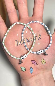 Heartstopper Charlie And Nick, Heartstopper Charlie, Charlie And Nick, Bracelets Couple, With Love, Beaded Bracelets, Bracelet