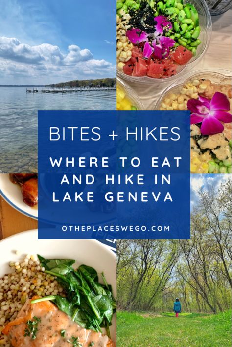 Find where to eat and hike in Lake Geneva Wisconsin including Wicked Poke Hut, Inspired Coffee, Pier 290, and Kishwauketoe. Lake Geneva Wisconsin Restaurants, Geneva Restaurants, Preppy Places, Wood Cabins, Lakefront Cabin, Geneva Ny, Lake Geneva Wisconsin, Spa Resorts, Chicago Family