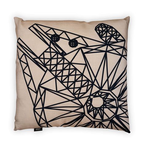 PRICES MAY VARY. STAR WARS MEETS MODERN DECOR: Complete your home decor look by adding splash of your Star Wars obsession to your couch, bed, and chairs! Mix your passions and your decorations in a simple and subtle flare! LARGE MILLENNIUM FALCON COMPLETE YOUR STAR WARS DECOR: Measuring 25 x 25 inches, this throw pillow is the perfect size to accent your couches, chairs, or bed with a splash of the most infamous ship in the galaxy! COMFORT CRAFTED FOR HAN SOLO: Made from weather and fade resista Star Wars Pillow, Star Wars Bed, Star Wars Bedroom, Large Throw Pillows, Star Wars Room, Star Wars Decor, Star Wars Design, Contemporary Throw Pillows, Star Wars Merchandise