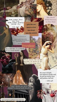 Confira os shuffles de lizzieflips #persephone #queenpersephone #underworld #goddess #greekgoddess Mythology Goddesses, Goddess Aesthetic, Fairycore Aesthetic, Hades And Persephone, Forest Fairy, Red Aesthetic, Cute Wallpaper Backgrounds, Gods And Goddesses, Underworld