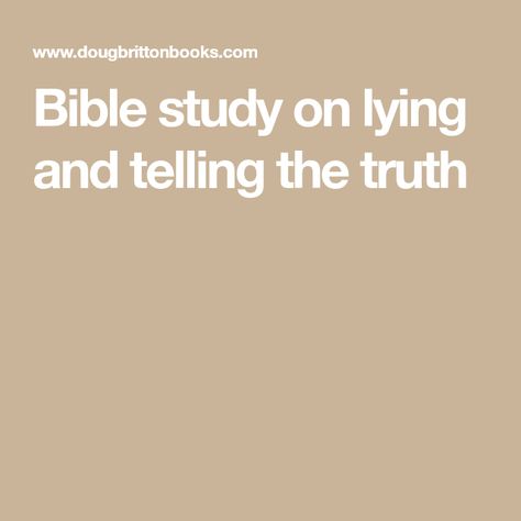 Bible study on lying and telling the truth Ananias And Sapphira, When It Hurts, Even When It Hurts, Telling Lies, Telling The Truth, Sunday School Crafts For Kids, Bible Says, Marriage And Family Therapist, Bible Lessons For Kids