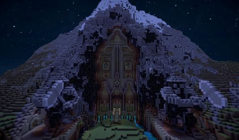 City of Erebor. More here: http://imgur.com/a/QBVMG Minecraft Erebor, Minecraft Stronghold, Minecraft Zombie Spawner Farm, Iron Farm Minecraft Bedrock 1.20, Minecraft Seeds Bedrock Edition 1.21, Minecraft Blueprints, Minecraft Ideas, Mount Rushmore, The Magic