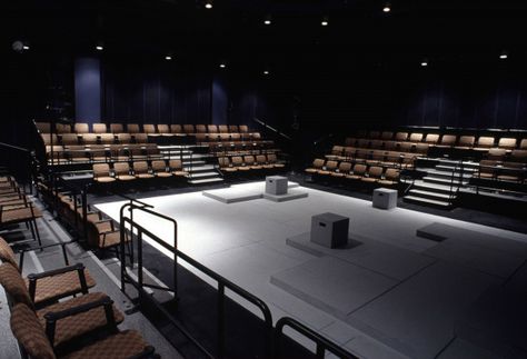 Flexible seating riser #hometheater #home #theater #riser Black Box Theater, Auditorium Design, Theater Architecture, Architecture Set, Basement Bar Designs, Set Design Theatre, Stage Set Design, Home Bar Designs, Church Interior