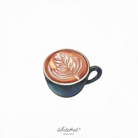 Jaw-Dropping Unique Ideas: Coffee Flatlay Mornings coffee date style.Jimin Coffee Aesthetic coffee pot cleanses.But First Coffee Design.. #coffee #coffee #painting Caffe Drawings, Cappuccino Drawing, Latte Tattoo, Latte Art Illustration, Latte Art Tattoo, Latte Drawing, Coffee Reference, Latte Illustration, Cake Decorating Tips And Tricks