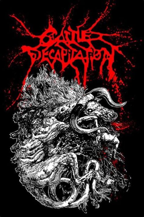 Cattle Decapitation Cattle Decapitation, Metal Posters Art, Velvet Glove, Rock Band Posters, Heavy Metal Art, Metal Tattoo, Metal Shirts, Band Wallpapers, Metal Albums