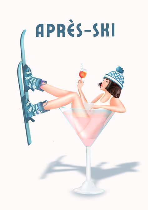 Après+Ski+Print,+Alpine+Wall+Decor,+Pastel+Poster,+Winter+Digital+Art,+Mountain+Lodge+Decor,+Pastel+Room+Decor,+Retro+Ski+Poster+Wall+Decor+y+Estelle+Designs Apres Ski Illustration, Retro Apres Ski, Retro Ski Poster, Skiing Illustration, Mountain Lodge Decor, Winter Digital Art, Ski Illustration, Ski Apres, Skier Girl