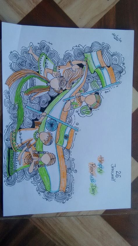 My Country My Pride India Drawing, My Country My Pride India Poster, My India My Pride Poster, Desh Bhakti Drawings, Independent Day Sketch, Drawing Ideas For Republic Day, Poster On Republic Day, Republic Day Sketch, Patriotic Drawings India