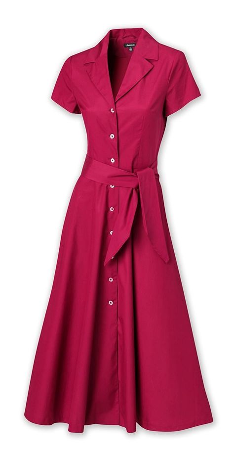 1940s Dresses Casual, Short Sleeve Shirt Dress, Shirtwaist Dress, Mode Casual, 1940s Fashion, Dress Shirts For Women, Girls Fashion Clothes, Dresses Short, Trendy Dresses