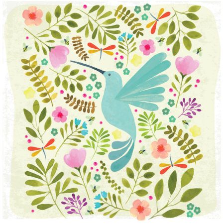 Melanie Pennell – A Fresh Bunch #artlicensing #illustration #floral Folk Art Hummingbird, Folklore Illustration, Hummingbird Illustration, Art Licensing, Arte Popular, Sketchbook Inspiration, Diy Art Painting, Floral Illustrations, Art Drawings Simple