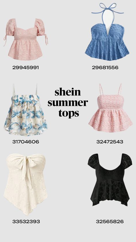 #shein #sheinclothes #summerclothes #summertops #sheintops Shein Fits, Shein Finds, Shein Summer, Tops Shein, Shein Outfits, Shein Tops, Summer Clothes, Summer Tops, Summer Outfits