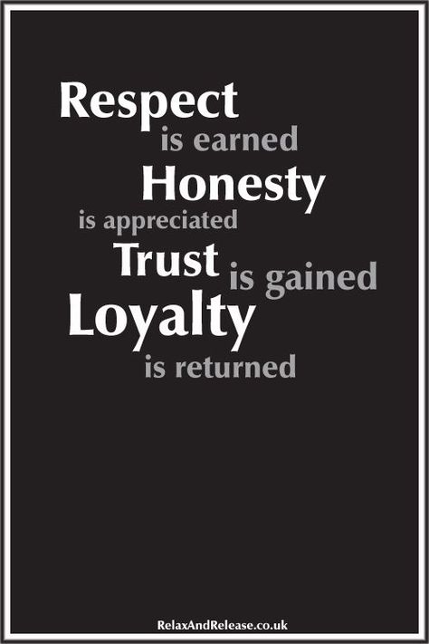 Respect is earned. Honesty is appreciated. Trust is gained. Loyalty is returned Respect Is Earned Not Given, Trust Is Earned Quotes, Respect Is Earned Quotes, Inteligent Quotes, Arguing Quotes, Gains Quote, Trust Is Earned, Trust Relationship, Respect Is Earned