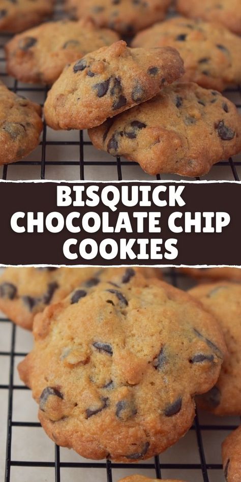 Bisquick Cookies, Bisquick Mix Recipe, Bisquick Chocolate Chip Cookies, Chocolate Chip Bread, Bisquick Recipes, Chocolate Chip Cookies Recipe, Chewy Chocolate Chip Cookies, Chocolate Chip Recipes, Best Chocolate Chip Cookie