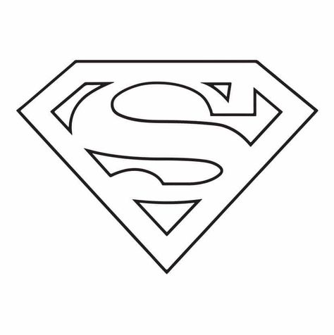 Superman Crafts, Superhero Logo Templates, Mama Logo, Superman Coloring Pages, Superman Drawing, Superhero Symbols, Logo Superman, Batman Coloring Pages, Superman Symbol