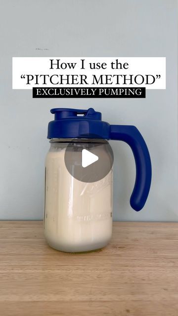 Hannah | Postpartum Nurse | Breastfeeding Support | Why I use the pitcher method 👇🏻

🥛I use the pitcher method for:
 - thawing several bags of frozen milk at a time
 - pooling all my pumped... | Instagram Pitcher Method, Freezing Breastmilk, Birth Support, Power Pumping, Pumping Breastmilk, Exclusively Pumping, Wide Mouth Mason Jars, Breastmilk Storage, Breastfeeding And Pumping