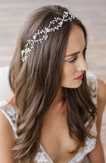 Bride Hair Pins, Beautiful Wedding Hair, Bridal Hair Vine, Belt Style, Hair Reference, Hair Vine, Bridal Headpieces, Gorgeous Hair, Wedding Hair Accessories