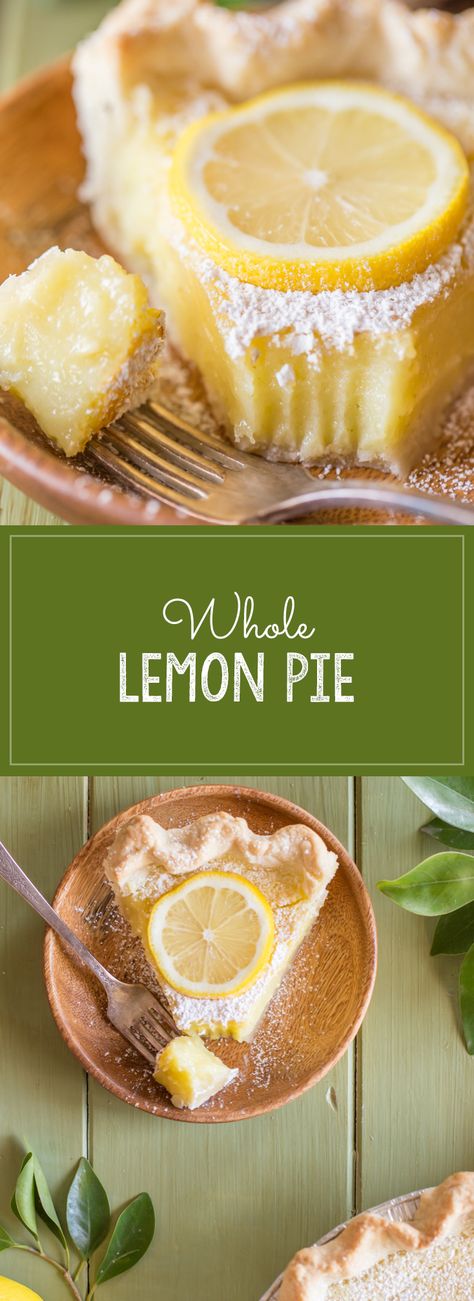 Lemon Chiffon Pie, Pistachio Dessert, Lemon Pie Recipe, Summer Pie, Fair Food, Recipes Yummy, Dessert Easy, Kawaii Cooking, Lemon Pie