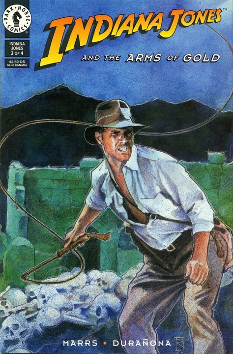 Indiana Jones and the Arms of Gold #3 [Dark Horse] | Cover art by Russell Walks Indiana Jones Books, Henry Jones Jr, Indiana Jones Films, Henry Jones, Story Arc, Dark Horse Comics, Harrison Ford, Comic Book Covers, A Plane