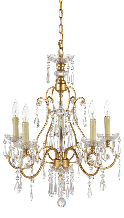 - Lamps Gold, 5 Light Chandelier, Art Nouveau Design, Crystal Light, Ceiling Fan Chandelier, Gold Crystal, Garden Lamps, Light Chandelier, Sparkling Crystal