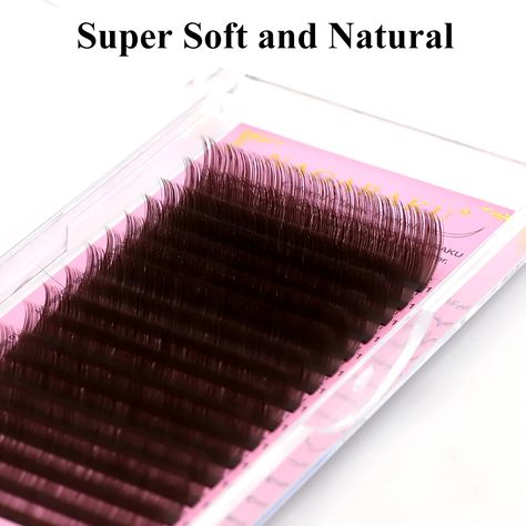 Individual Eyelash Quality Soft Natural Synthetic Mink 16 Row Upgrade Brown N/L

PRODUCT DESCRIPTION

Brand: NAGARAKU 
Name: Single Dark Brown/Brown Lashes
Curl:  N/L 
Thickness: 0.07mm 0.10mm 0.15mm 
Length: 9mm 10mm 11mm 12mm 13mm 14mm 15mm
Material: Synthetic Mink Blonde Brown Red Hair, Brown Lashes, Mink Eyelash Extensions, Banana Powder, Lashes False, Concealer Colors, Individual Eyelashes, Makeup Eyelashes, Brown Brown