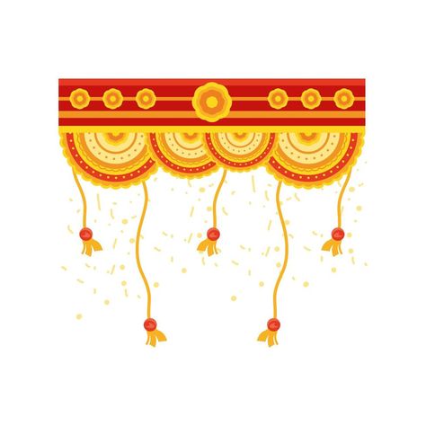 Decorative Garland, Earth Drawings, Indian Festival, Indian Festivals, Garland Decor, Free Vectors, Vector Design, Colorful Flowers, Graphic Resources