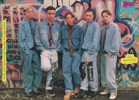 90's! 80s Double Denim Men, 1990s Denim Fashion, Double Denim 80s, Double Denim Outfit 90s, Double Denim 90s, 90s Denim Outfit, 90s Retro Outfits, 1990s Mens Fashion, Grunge Outfits Boys