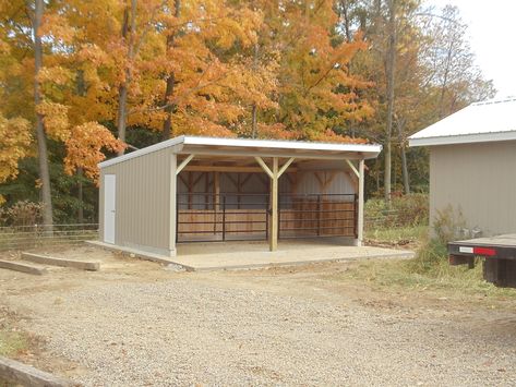 Run-In Sheds Horse Run In Shed Plans, Run In Shed For Horses Diy, Run In Shed For Horses, Horse Run In Shed, Pasture Shelter, Small Horse Barns, Portable Sheds, Horse Shed, 10x12 Shed Plans