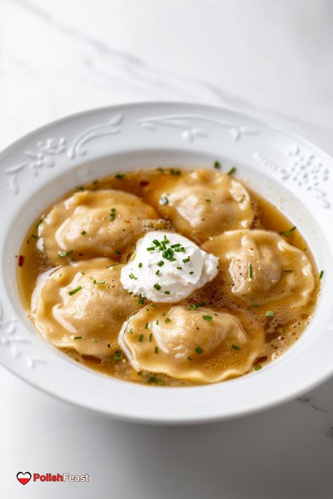 Polish Meatballs, Polish Cheesecake, Polish Soup, Polish Dumplings, White Sausage, Meat Dumplings, Soup Dumplings, Farmers Cheese, Horseradish Sauce